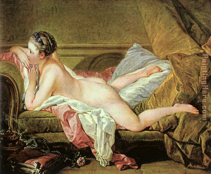 Nude on a Sofa painting - Francois Boucher Nude on a Sofa art painting